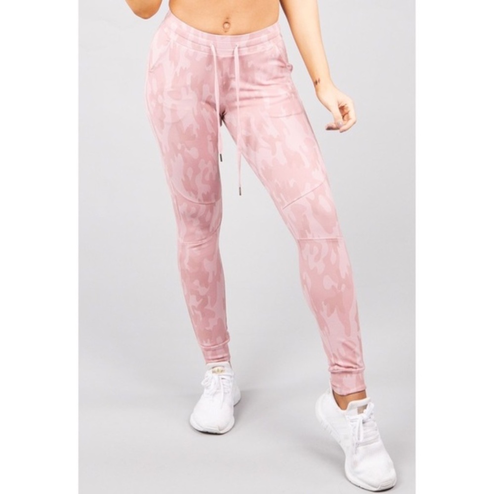 BuffBunny Pink Camo Jasmine Joggers